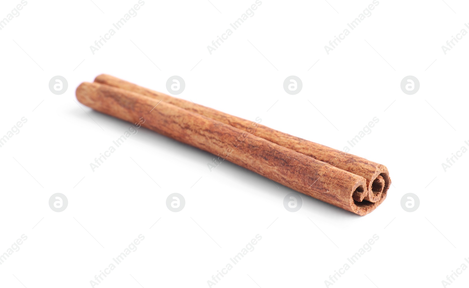 Photo of Dry aromatic cinnamon stick isolated on white