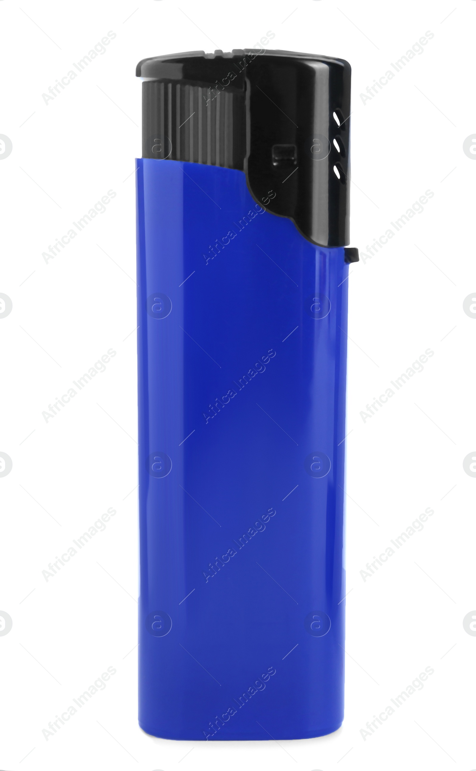 Photo of Stylish small pocket lighter isolated on white