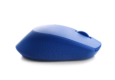 Color computer mouse on white background