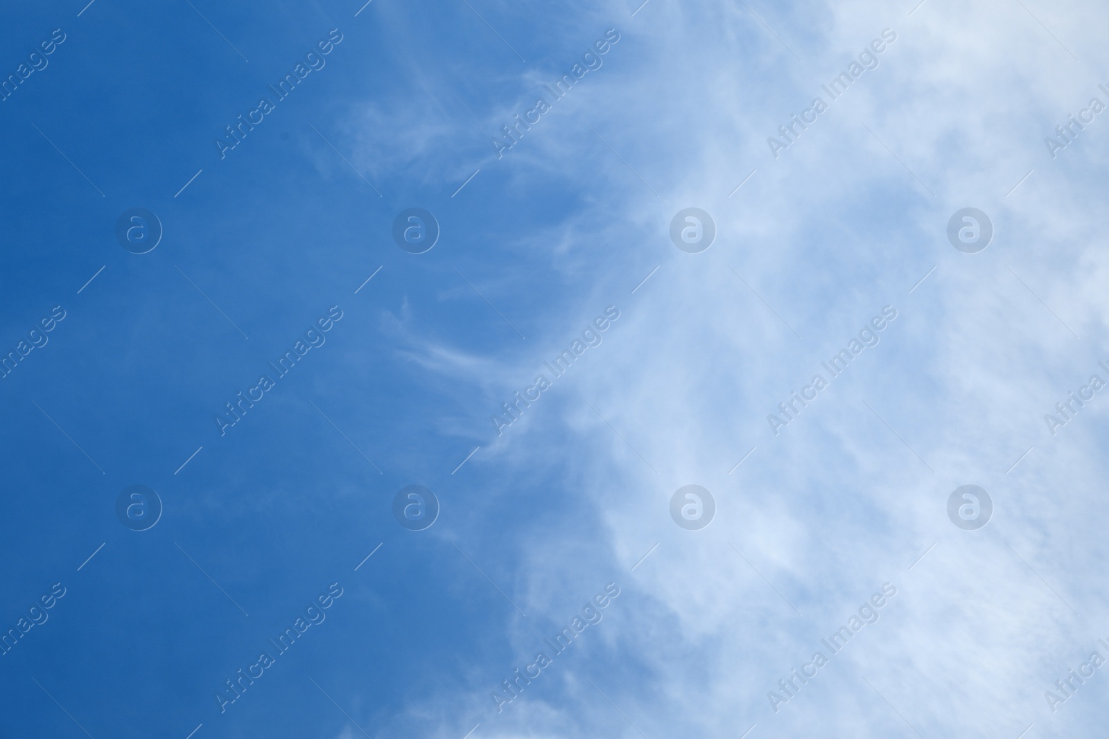 Photo of Beautiful blue sky with clouds on sunny day