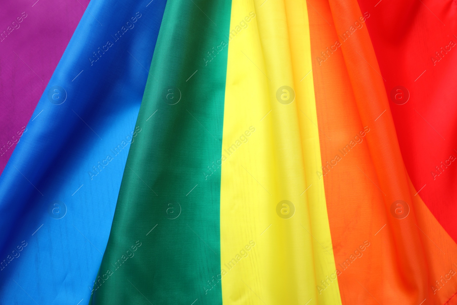 Photo of Rainbow gay flag as background. LGBT concept