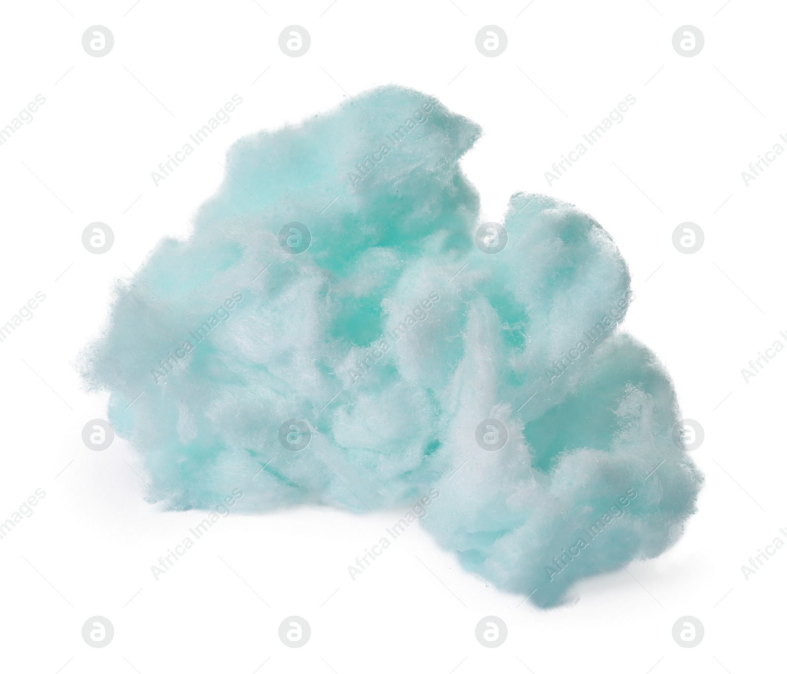 Photo of One sweet cotton candy isolated on white