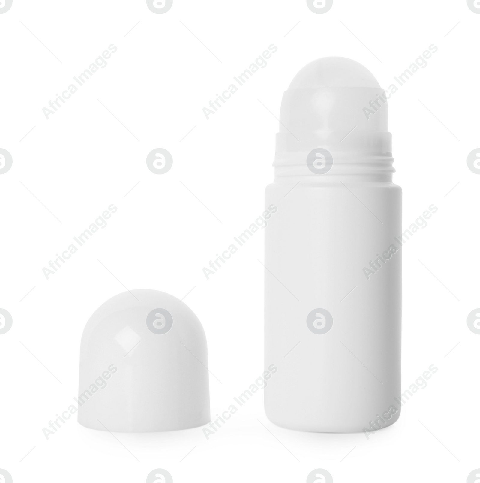 Photo of One roll-on deodorant isolated on white. Personal care product