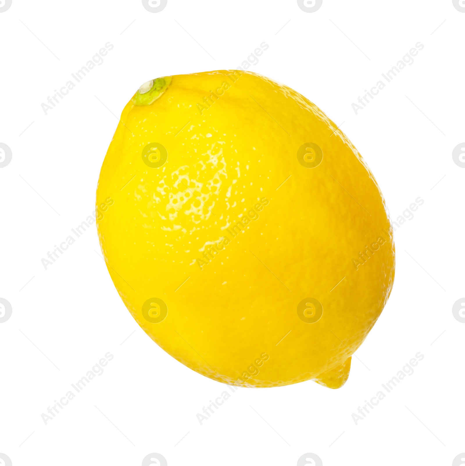 Photo of Fresh ripe whole lemon isolated on white