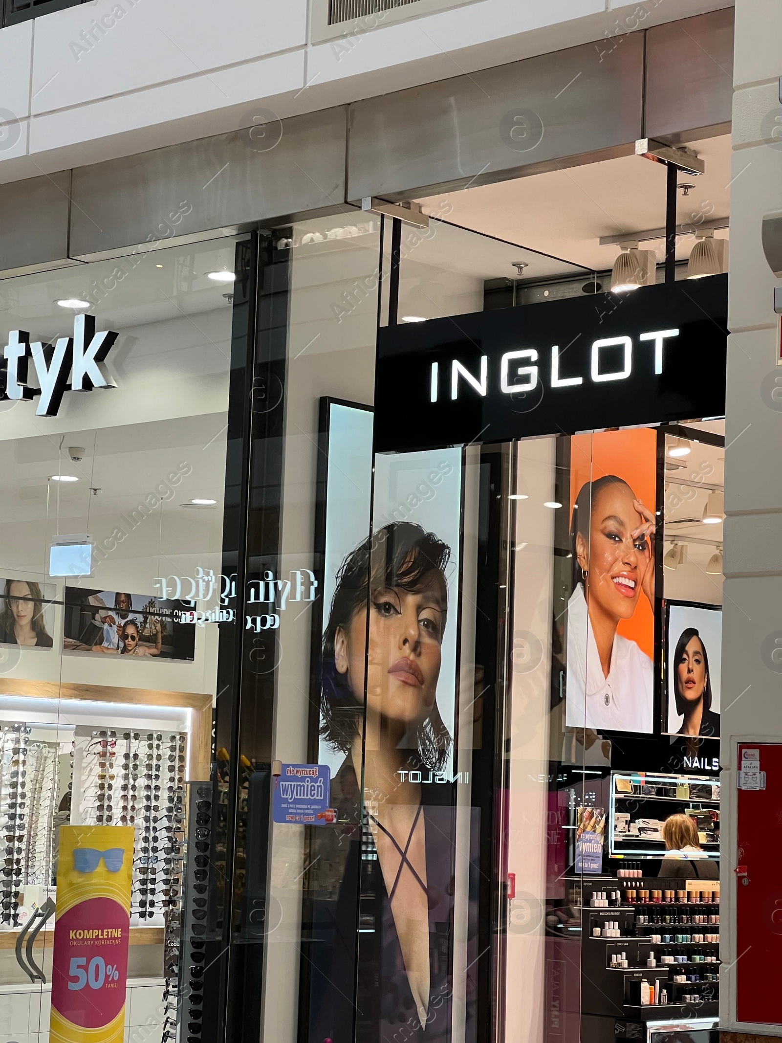 Photo of Poland, Warsaw - July 12, 2022: Official Inglot store in shopping mall