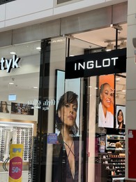Photo of Poland, Warsaw - July 12, 2022: Official Inglot store in shopping mall