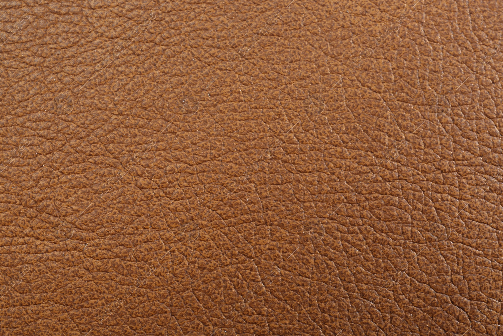 Photo of Light brown leather as background, top view