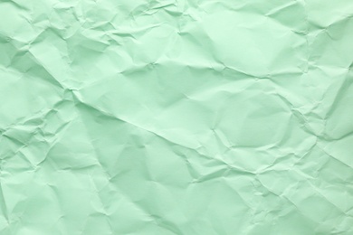 Sheet of color crumpled paper as background. Space for design