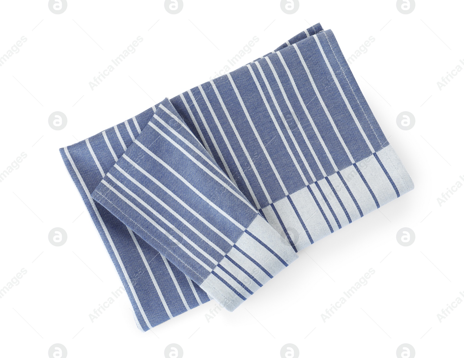 Photo of Fabric napkin for table setting on white background