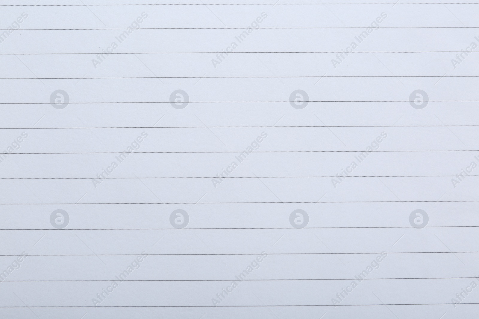 Photo of Lined notebook sheet as background, top view