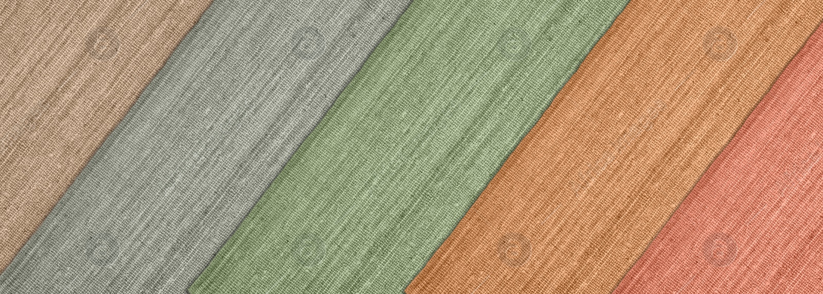 Image of Collage with carpet texture in different colors