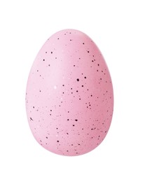 One painted Easter egg isolated on white