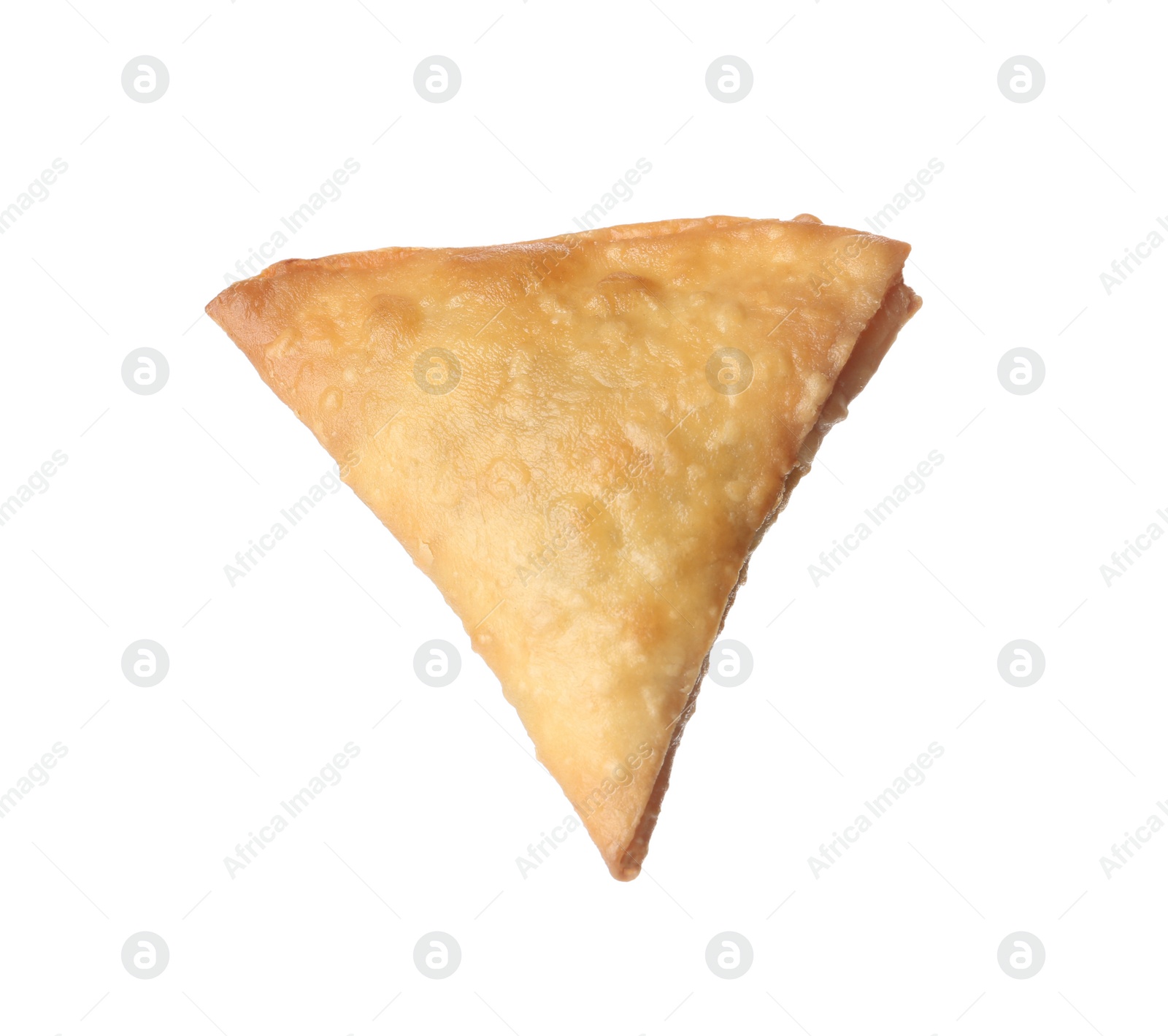 Photo of Fresh delicious crispy samosa isolated on white