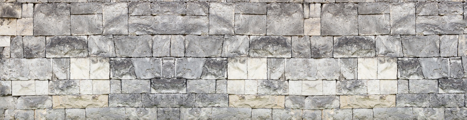 Image of Texture of grey brick wall as background. Banner design
