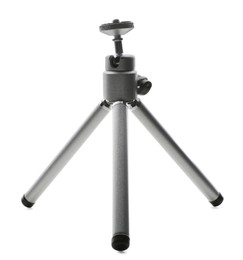 Photo of Modern stylish mobile tripod isolated on white