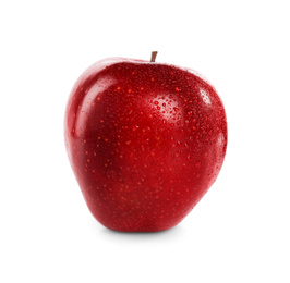 Photo of Fresh juicy red apple isolated on white