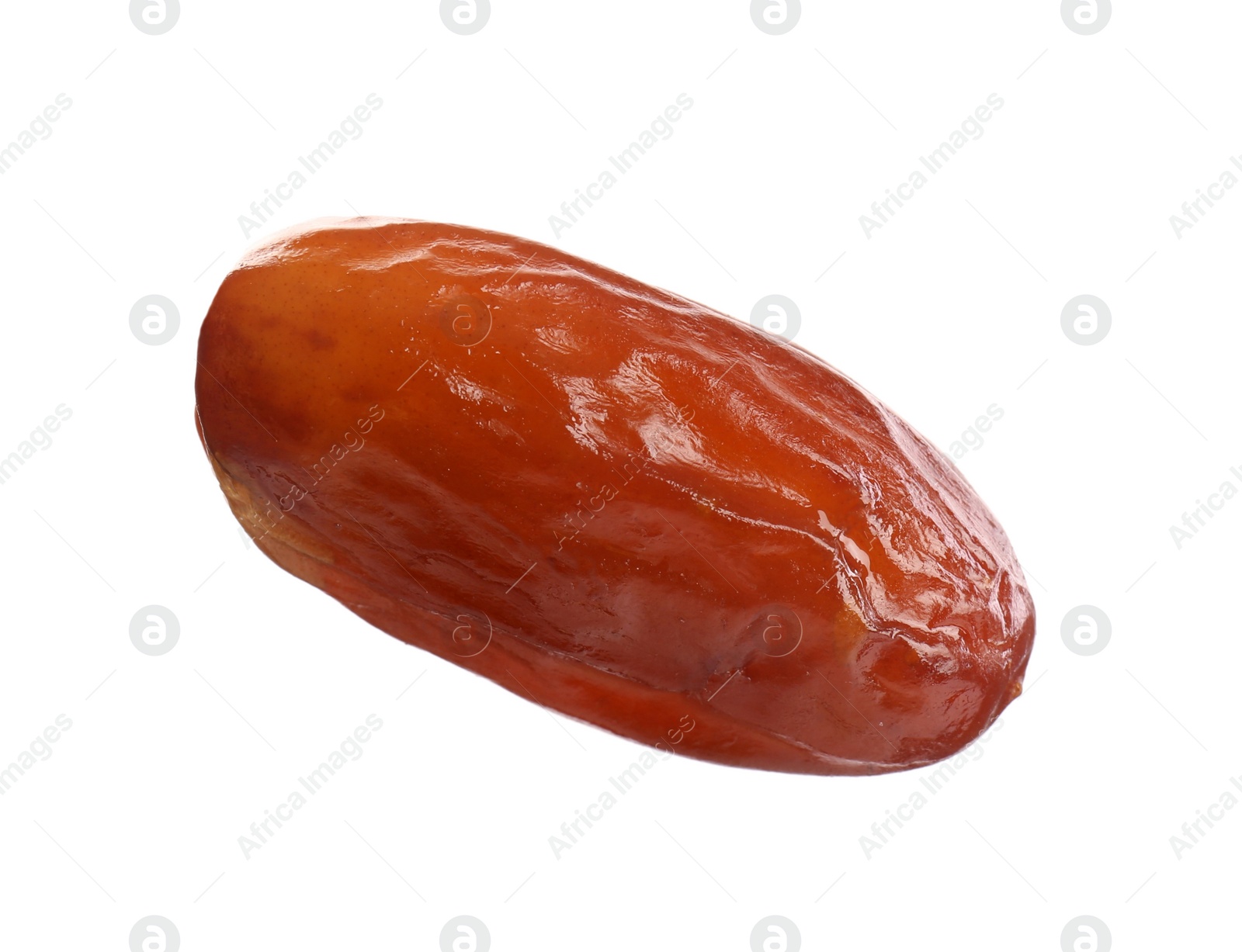 Photo of Tasty sweet dried date isolated on white