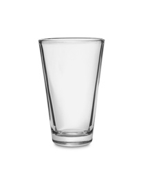 New clean empty glass isolated on white