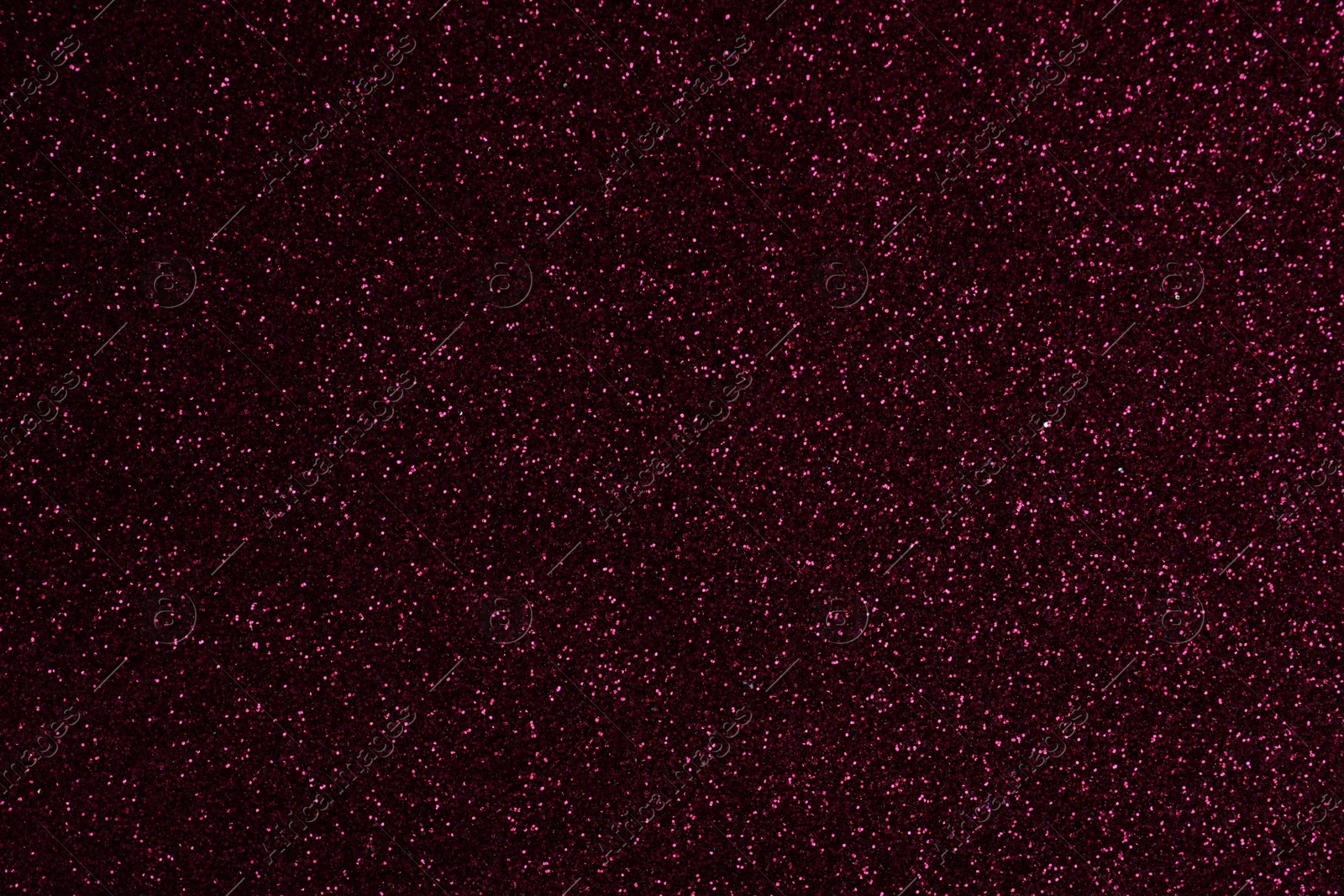 Photo of Beautiful shiny burgundy glitter as background, closeup