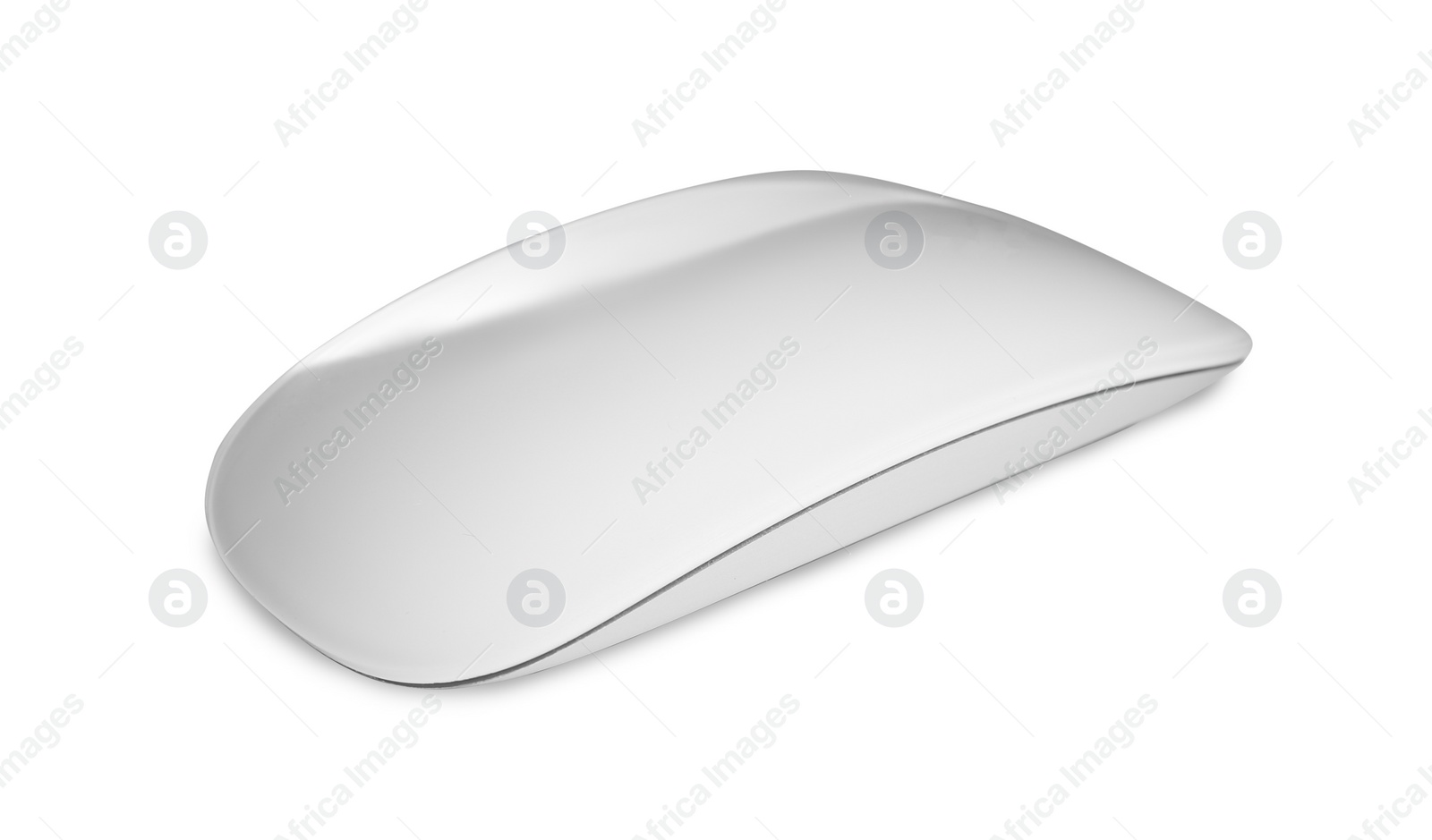 Photo of Modern wireless optical mouse isolated on white