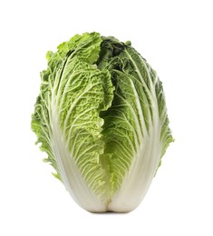 Fresh tasty Chinese cabbage isolated on white