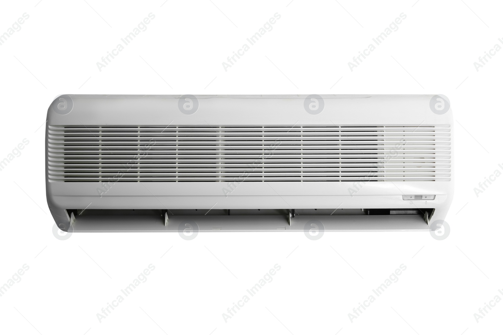 Image of Modern air conditioner isolated on white. Home appliance