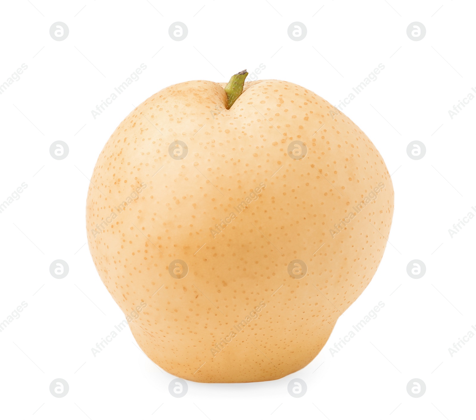 Photo of Fresh ripe apple pear isolated on white