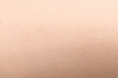 Photo of Texture of clean human skin, closeup view