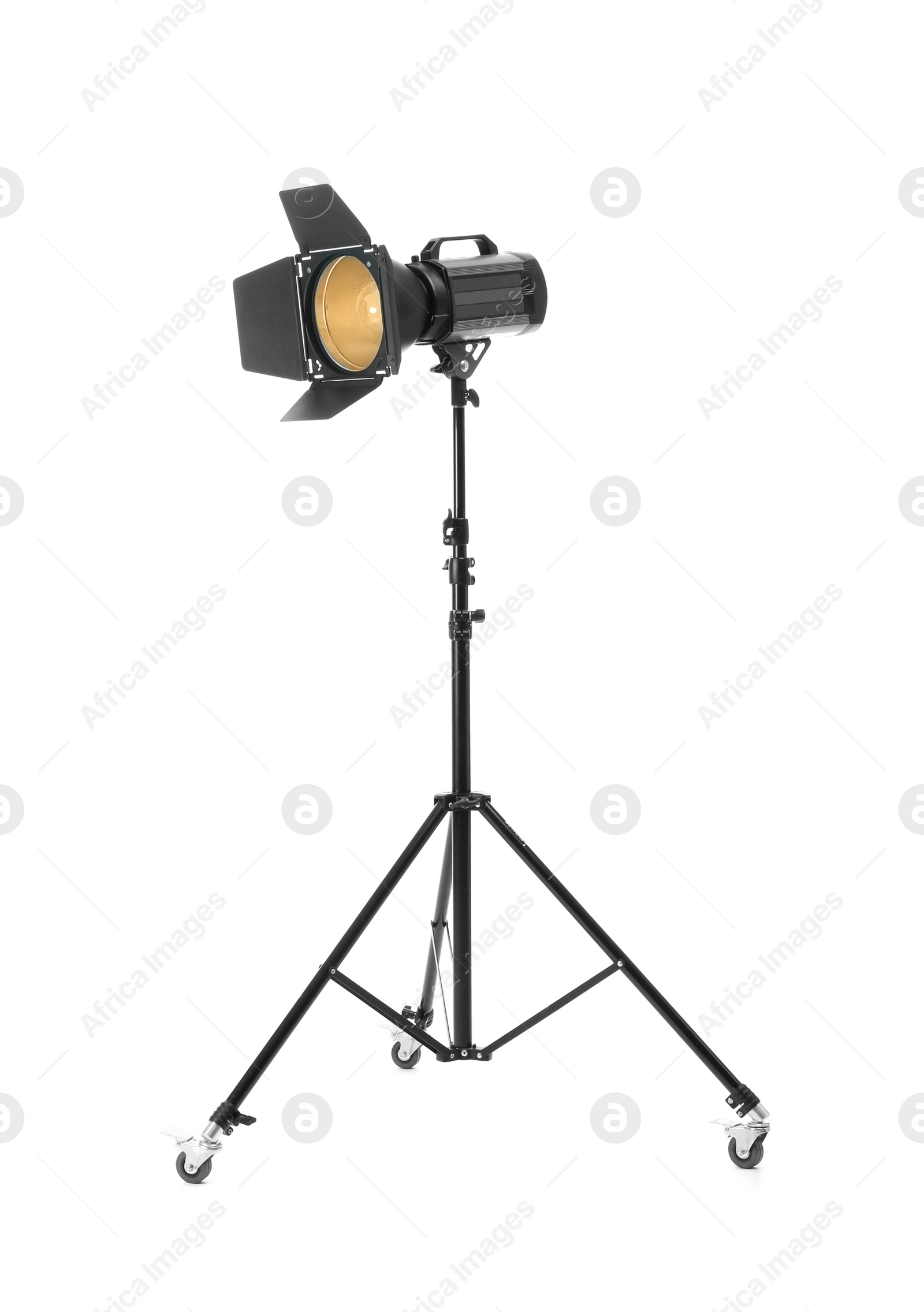 Photo of Studio lighting on white background. Food photography