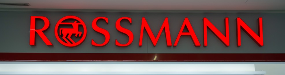 Siedlce, Poland - July 26, 2022: Rossmann cosmetic store in shopping mall