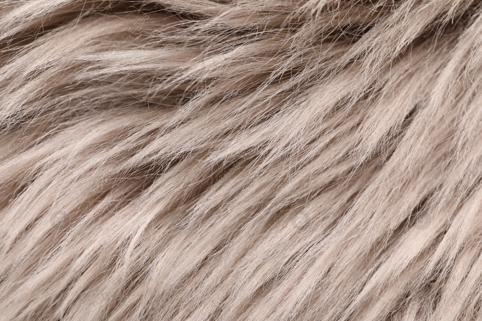 Photo of Texture of faux fur as background, closeup