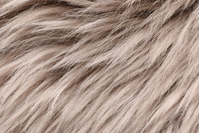 Texture of faux fur as background, closeup