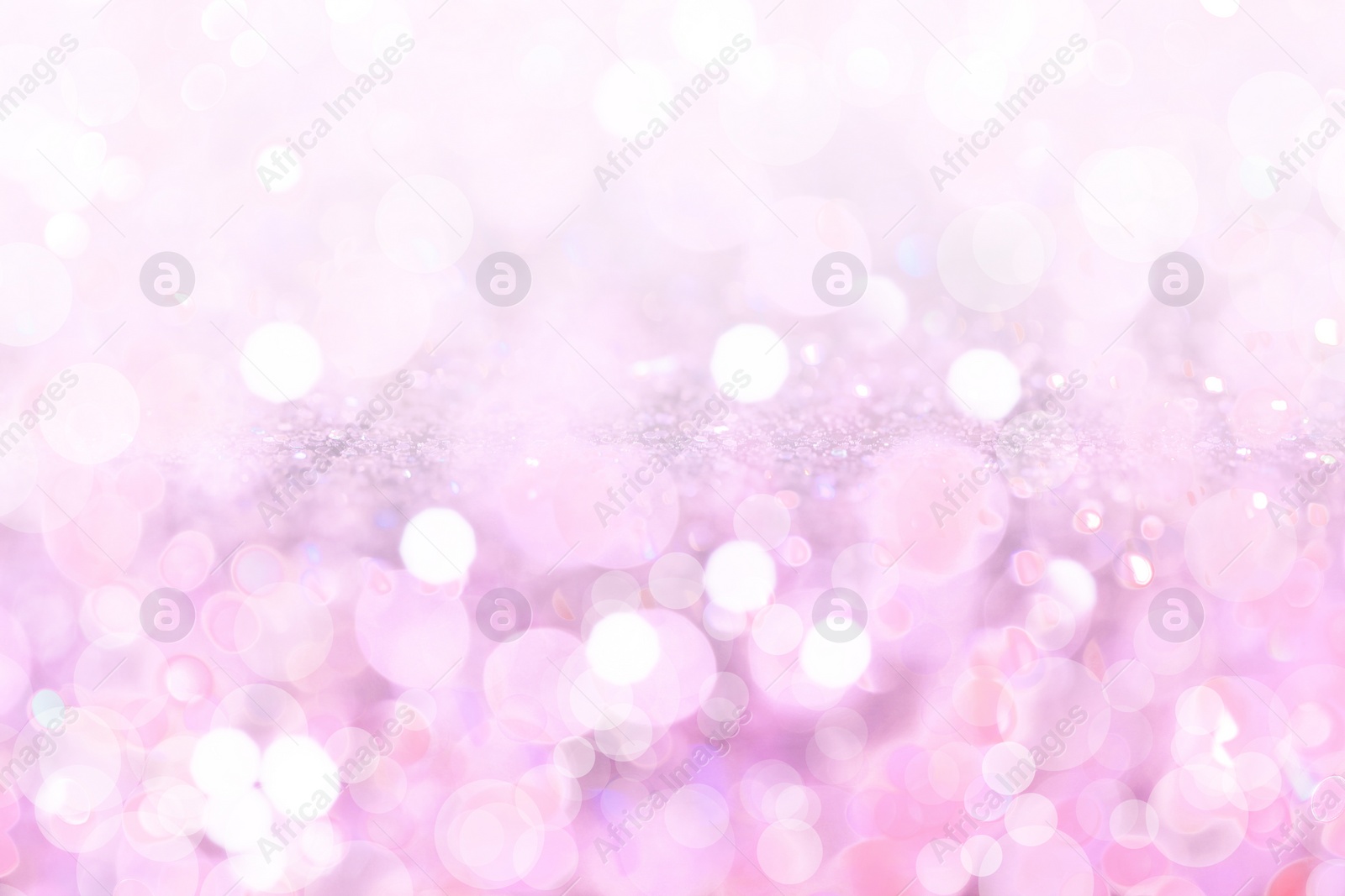 Image of Blurred view of pink lights as background, bokeh effect