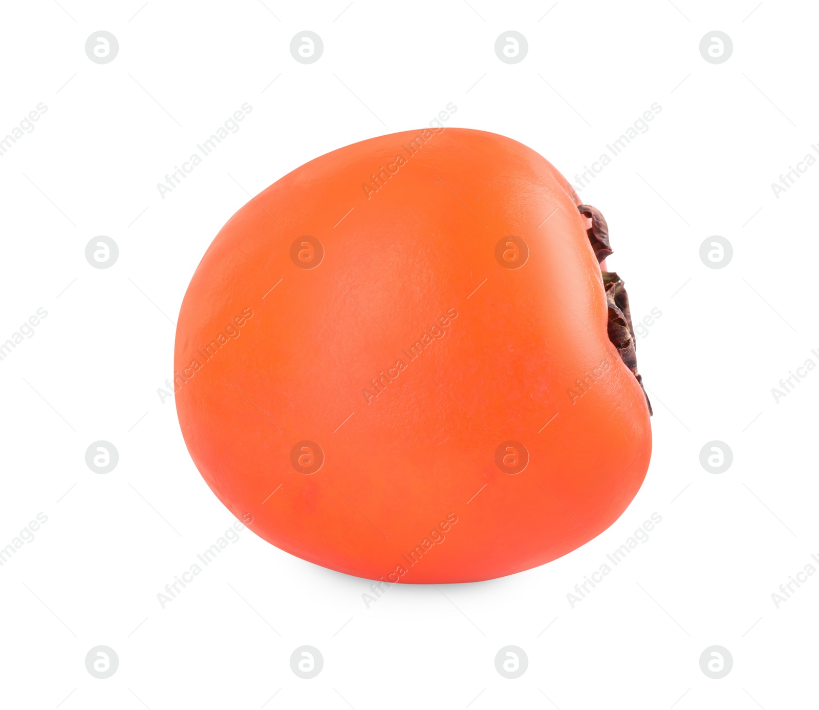 Photo of Delicious ripe juicy persimmon isolated on white