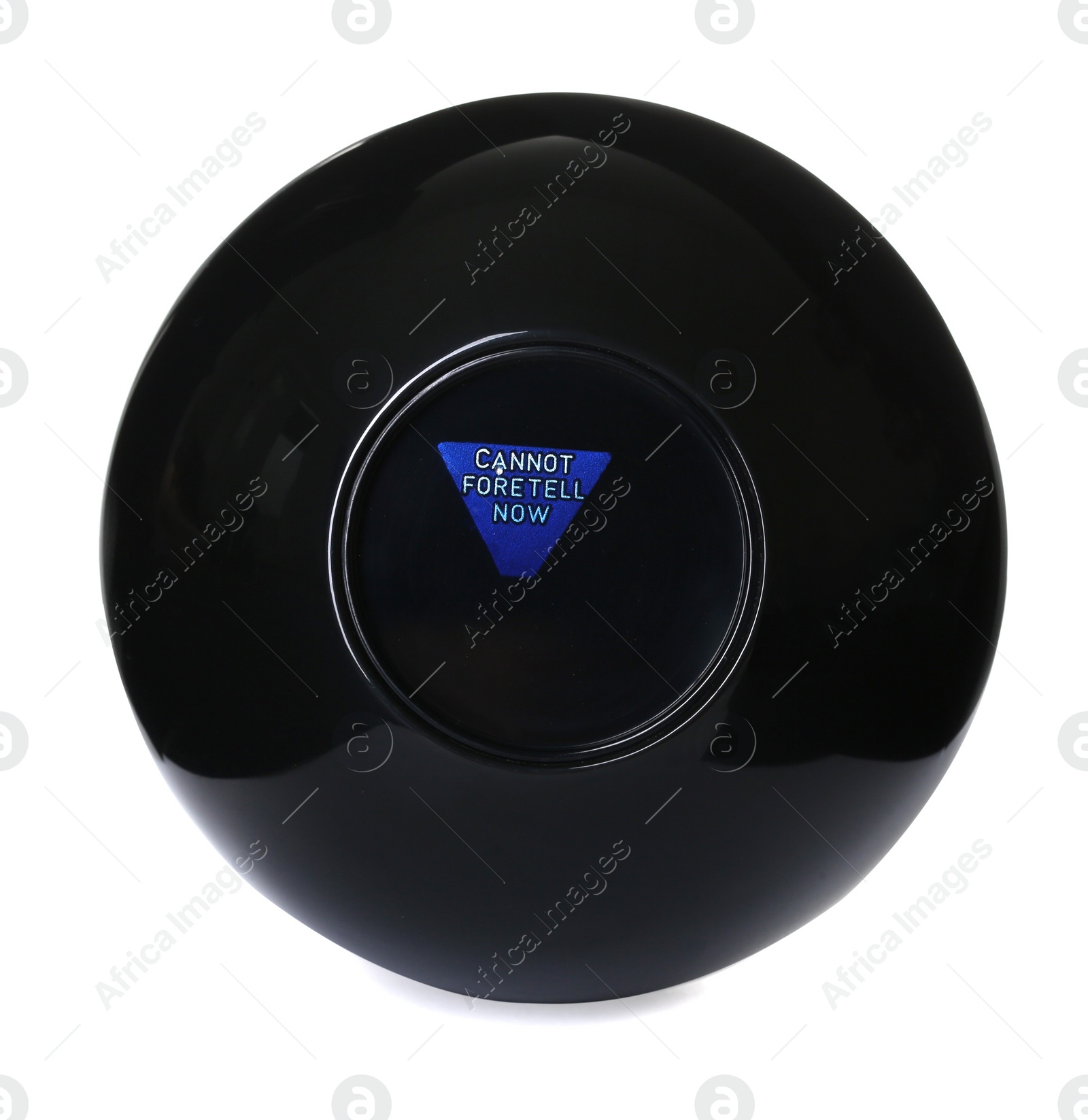 Photo of Magic eight ball with prediction Can Not Foretell Now isolated on white