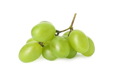 Fresh ripe juicy grapes isolated on white