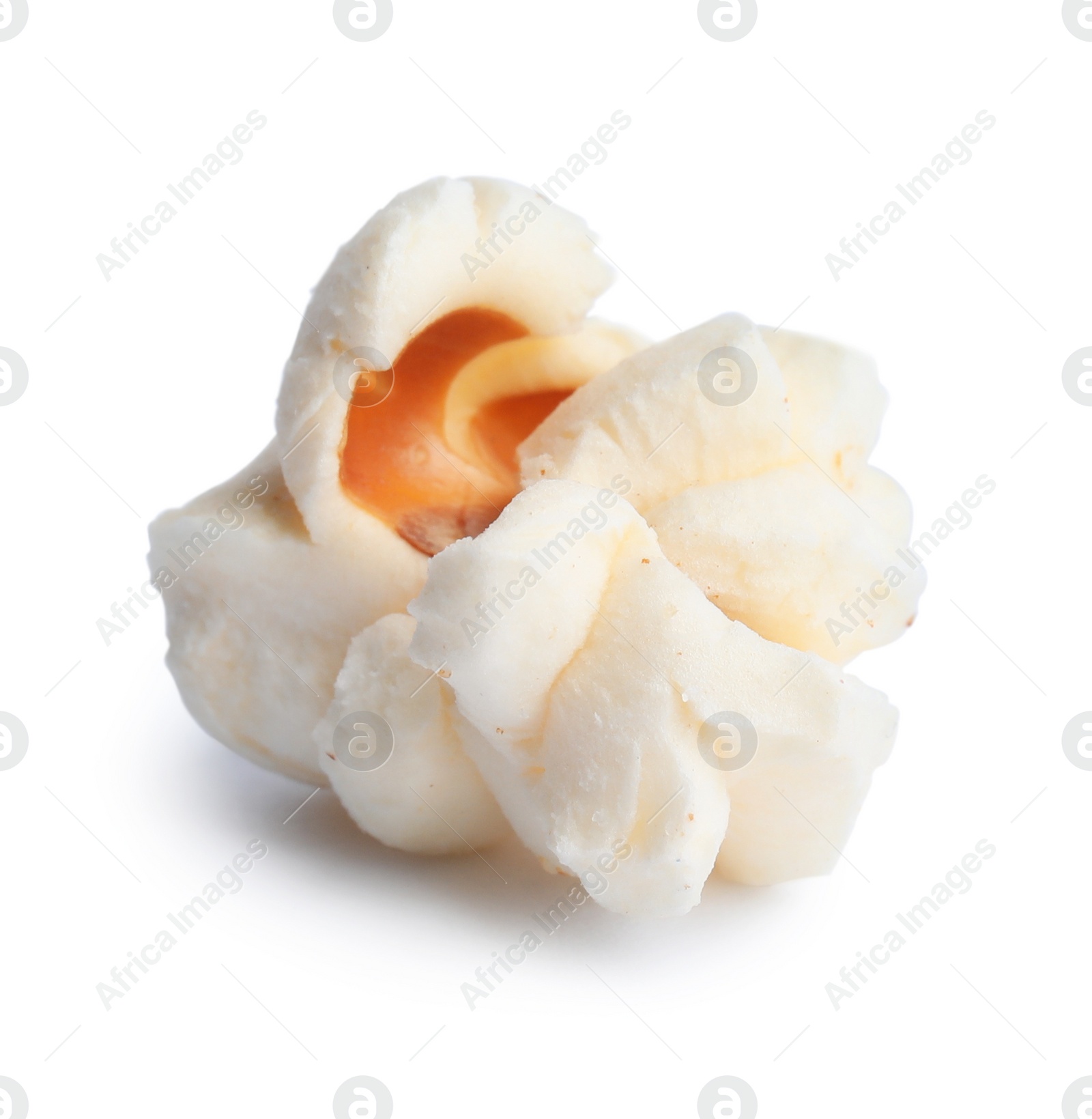 Photo of Tasty fresh pop corn isolated on white