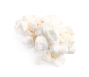 Photo of Tasty fresh pop corn isolated on white