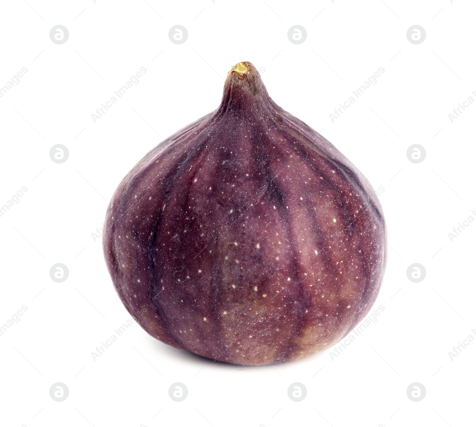 Photo of Tasty fresh fig fruit on white background