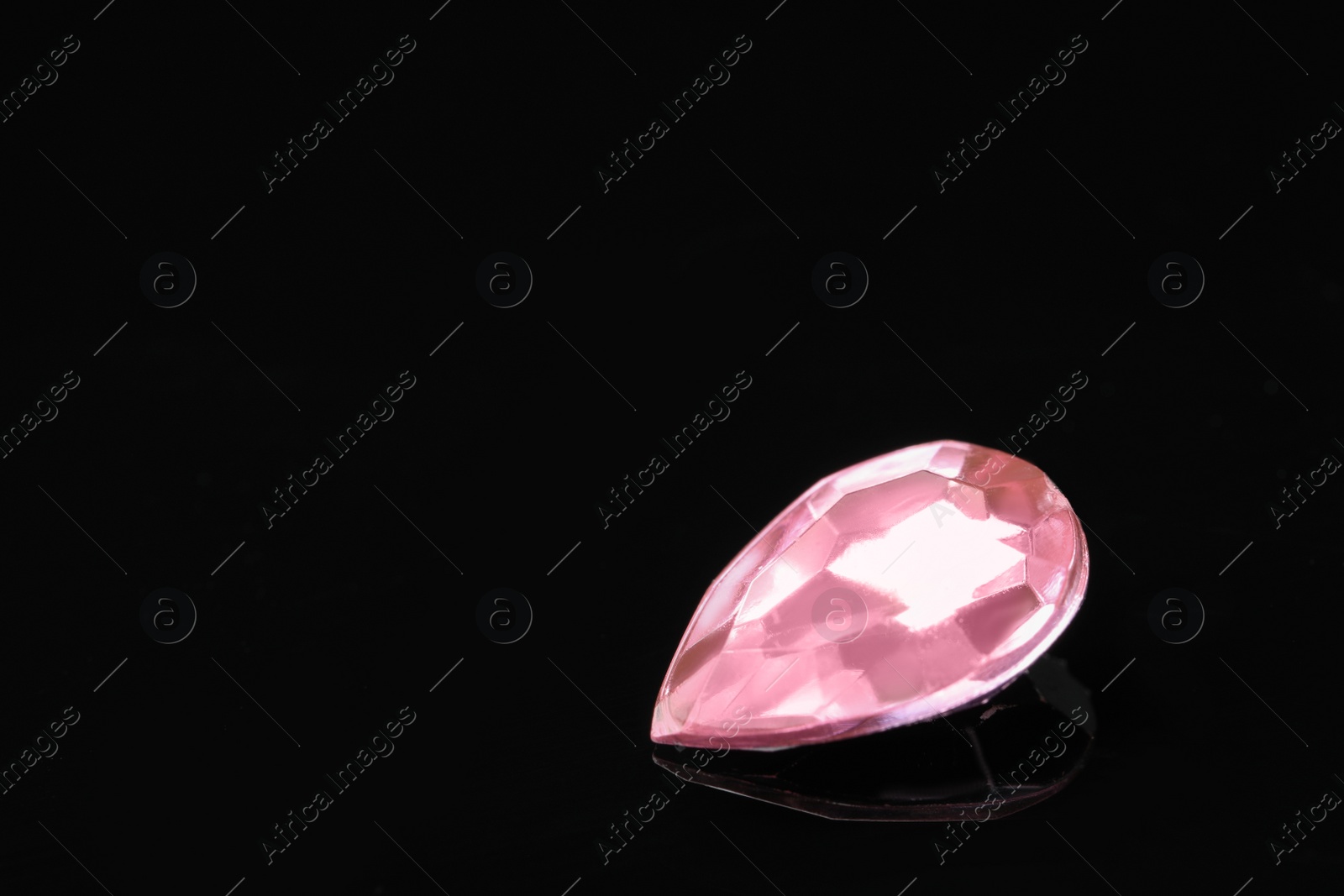 Image of Beautiful gemstone for jewelry on black background