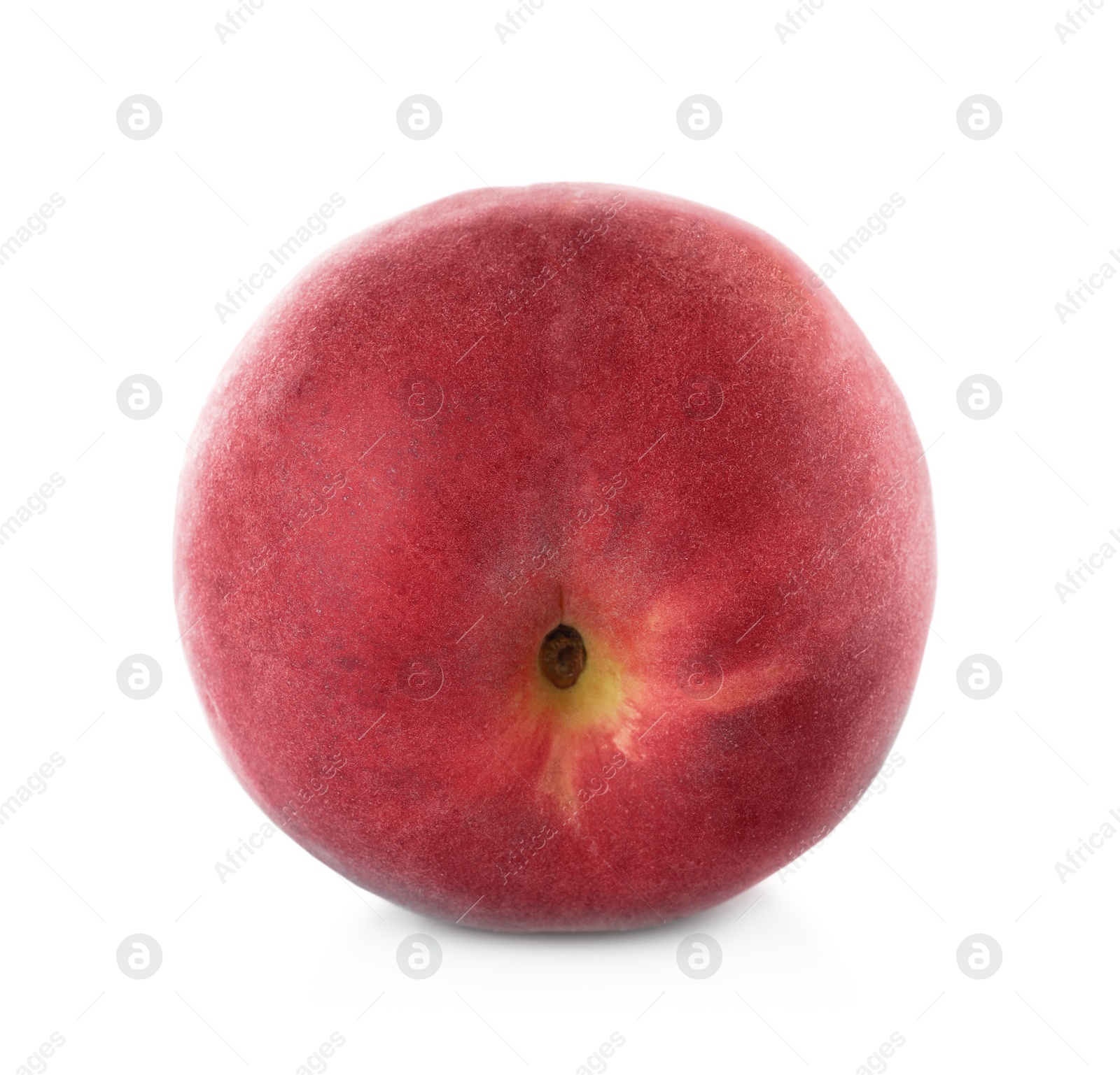 Photo of Delicious ripe sweet peach isolated on white