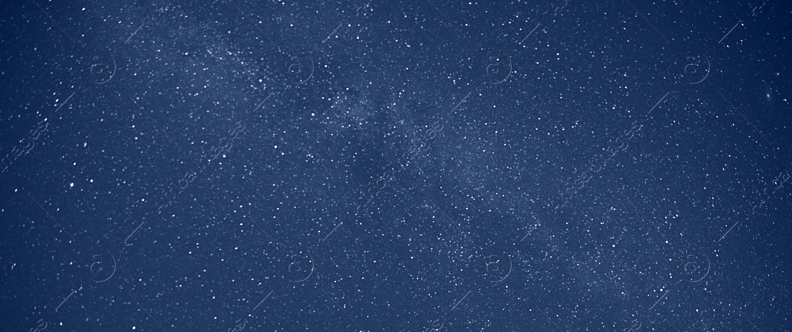 Image of Amazing starry sky at night, banner design