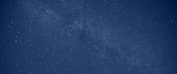 Image of Amazing starry sky at night, banner design