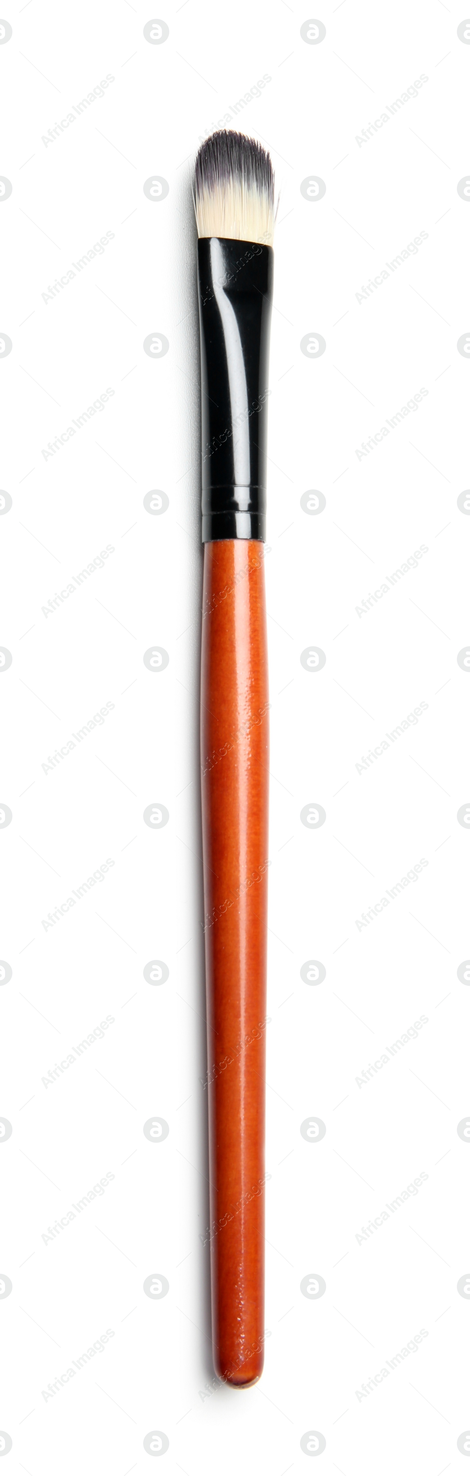 Photo of Makeup brush of professional artist on white background