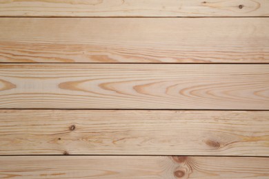 Texture of wooden surface as background, top view