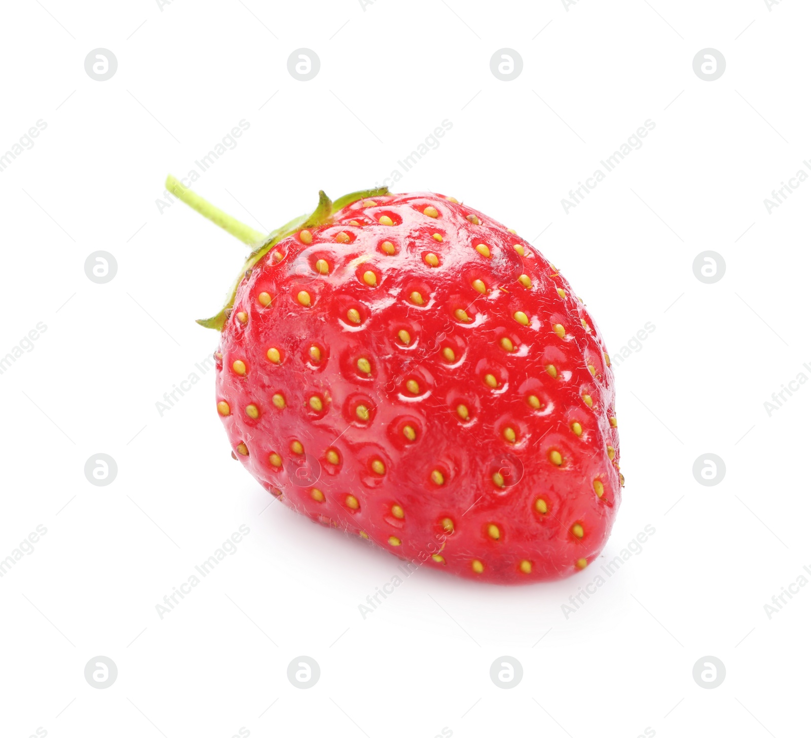 Photo of Delicious fresh ripe strawberry isolated on white