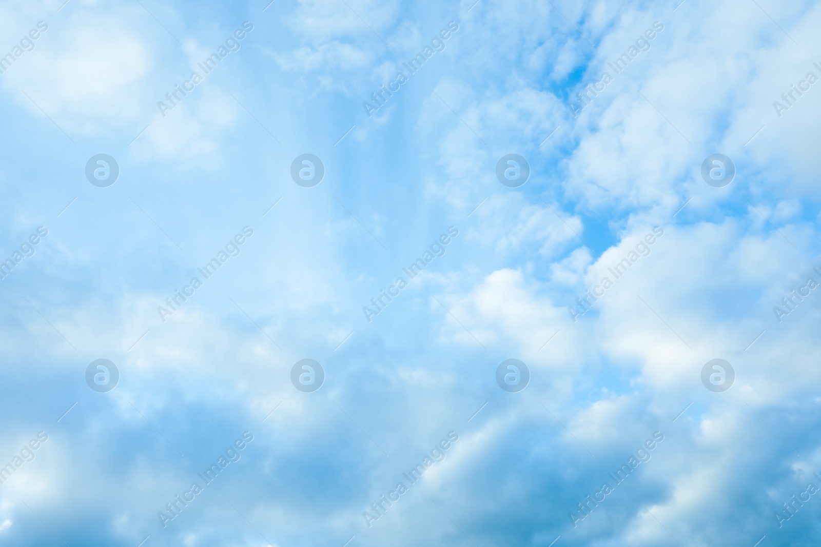 Beautiful view of blue sky with clouds Photo of Beautiful view of blue sky with clouds