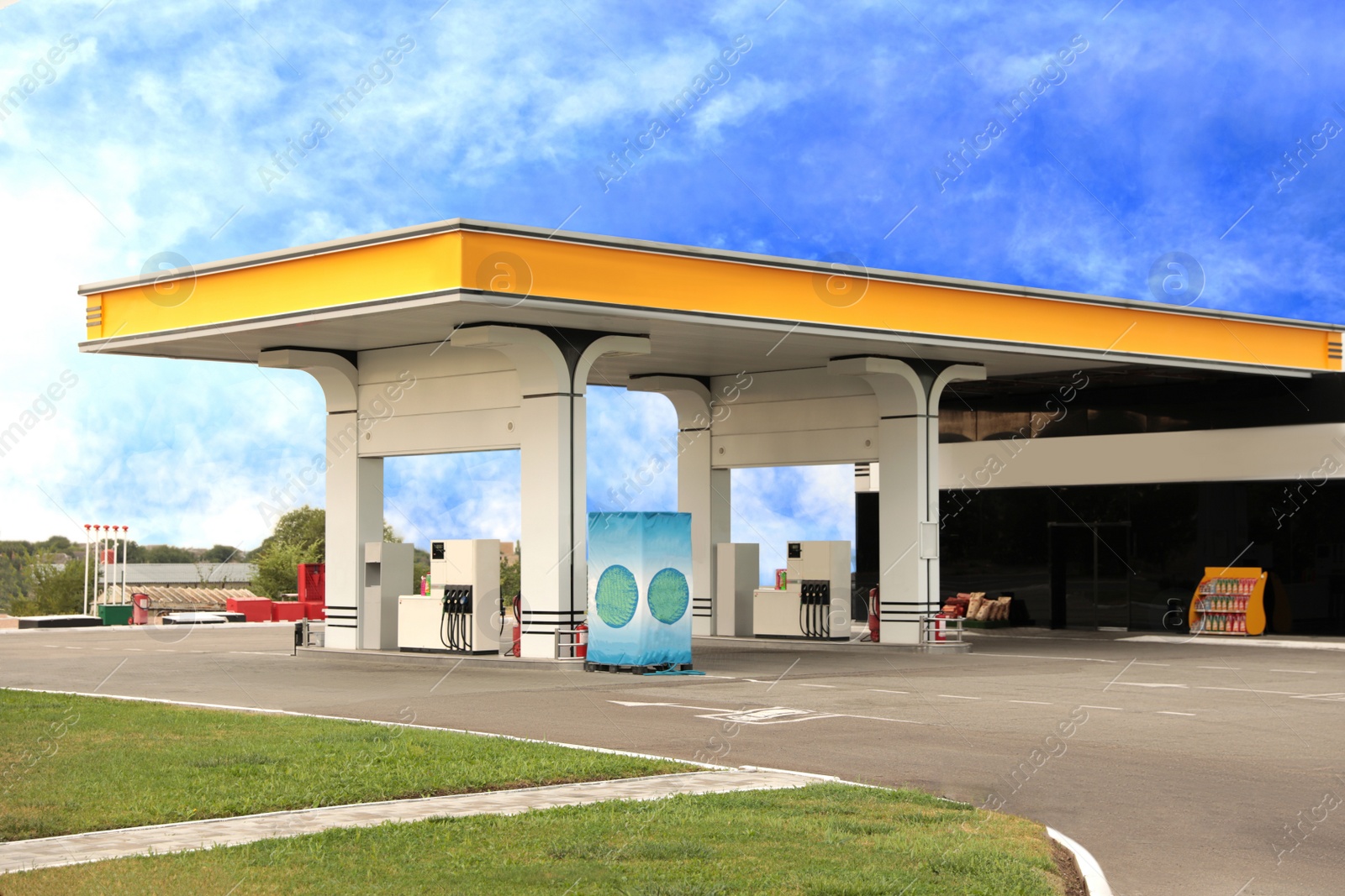 Photo of Modern gas station outdoors on sunny day