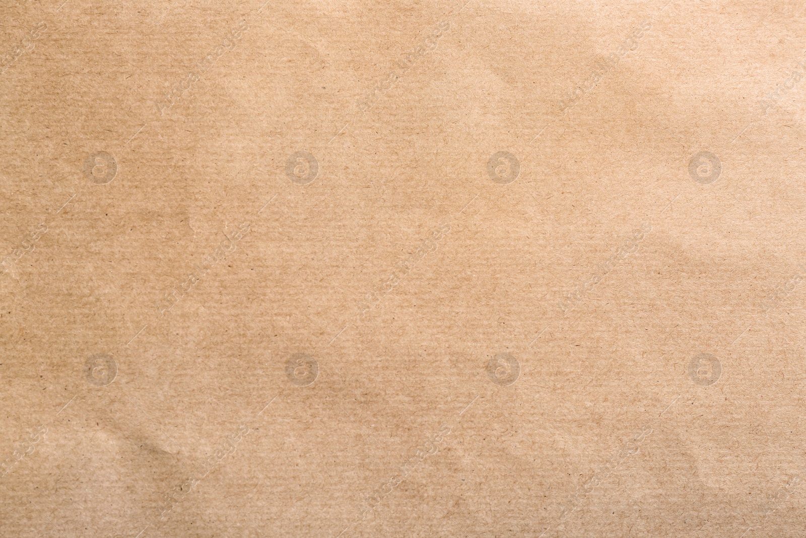 Photo of Sheet of kraft paper as background, top view. Recycling concept