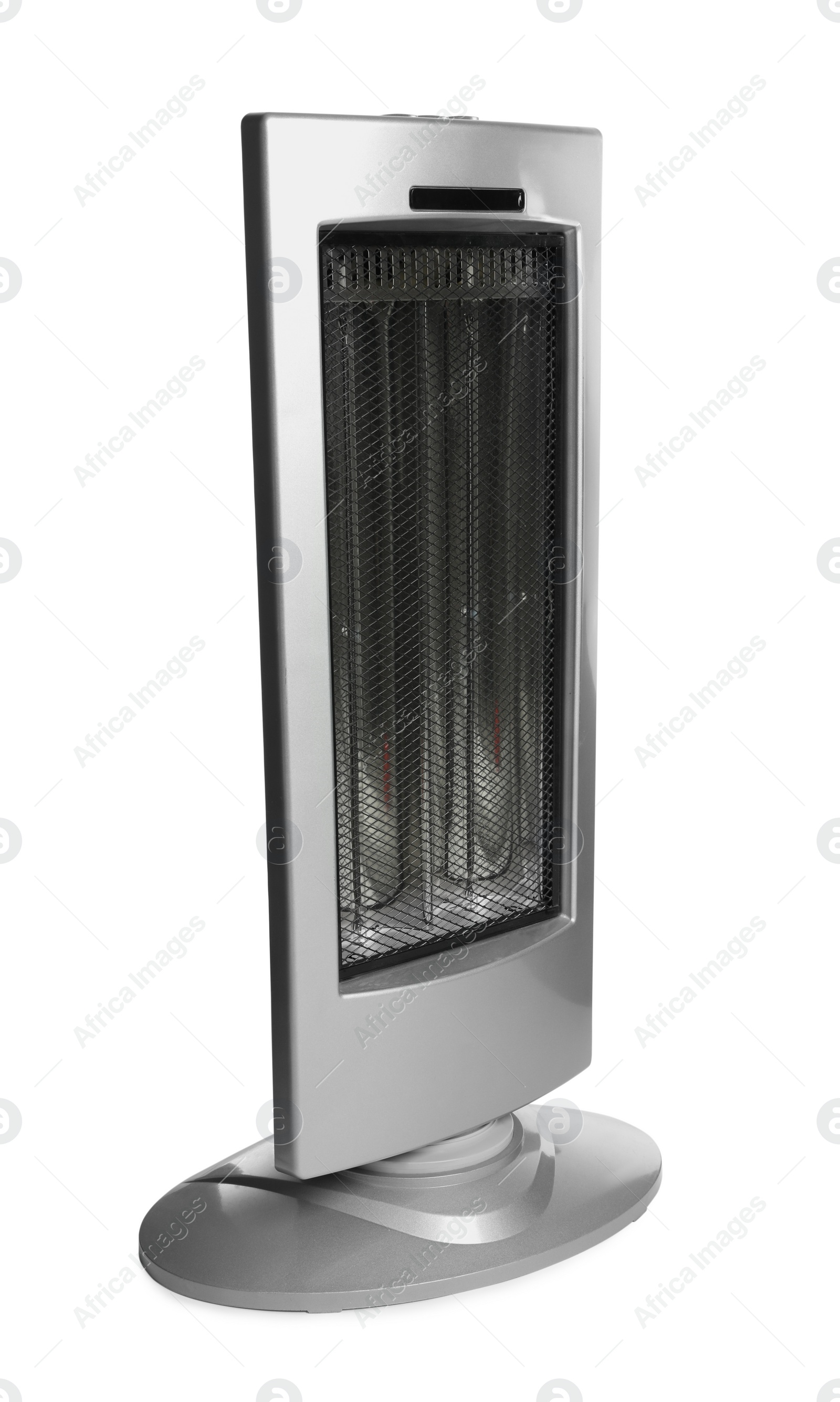 Photo of New modern electric heater isolated on white